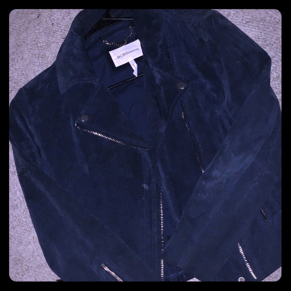 BCBGeneration Suede Moto Jacket